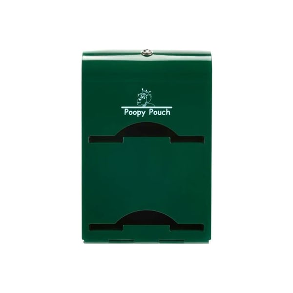 Crown Products Poopy Pouch Steel Pet Waste Bag Dispenser for Tie-Handle Bags, Imperial PP-DSP-2R400 - main